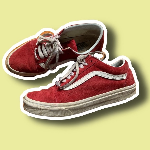 Vans | Shoes | Red Velvet Vans | Poshmark